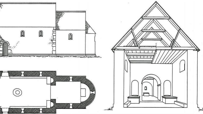 Heldum Kirke plantegning - Danmarks Kirke