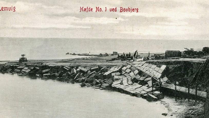 Historisk foto - Høfde nr. 1 v/ Bovbjerg