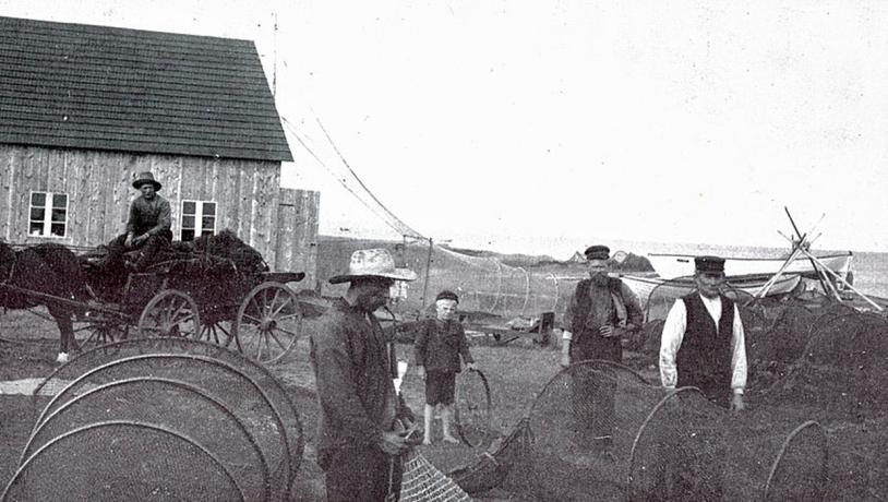 Historisk foto Jegindø Havn