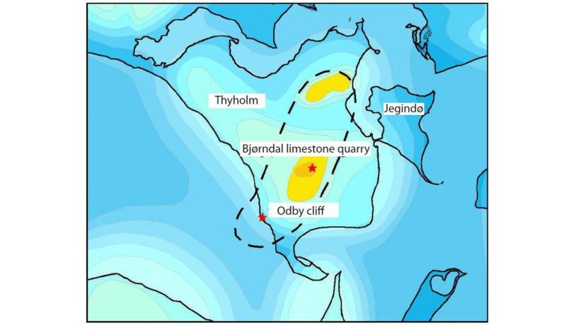 Odby Klint map