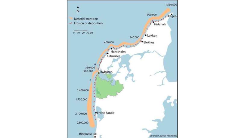 Jutland-map